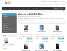 Tablet Screenshot of faithgiftstore.com